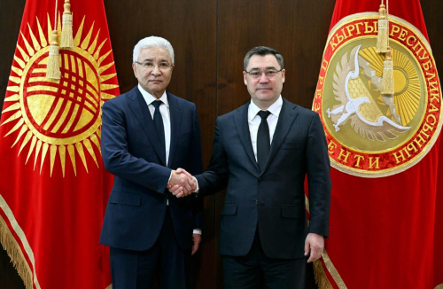 The CSTO Secretary General Imangali Tasmagambetov had a meeting with the President of the Kyrgyz Republic Sadyr Japarov The CSTO Secretary General Imangali Tasmagambetov had a meeting with the President of the Kyrgyz Republic Sadyr Japarov